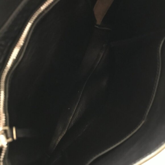 The ROW Sideby Suede Shoulder Messenger Saddle Bag Purse Womens Sage Crossbody - Picture 6 of 16